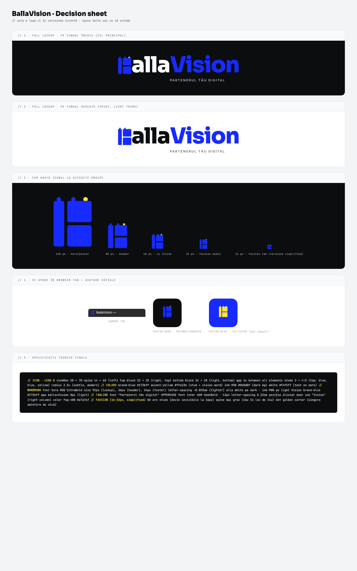 Claude Design specs